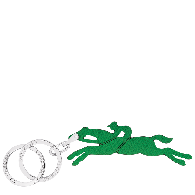 Longchamp Le Pliage Llaveros Cuero - Verde