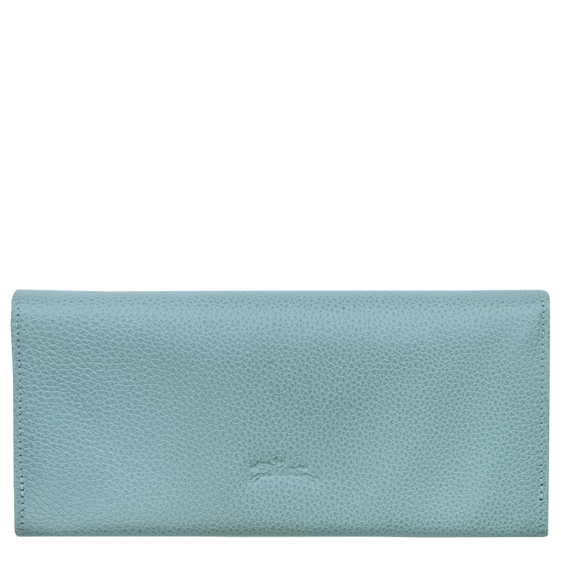 Longchamp Le Foulonné Cartera continental grande Cuero - Eucalipto Gran oferta