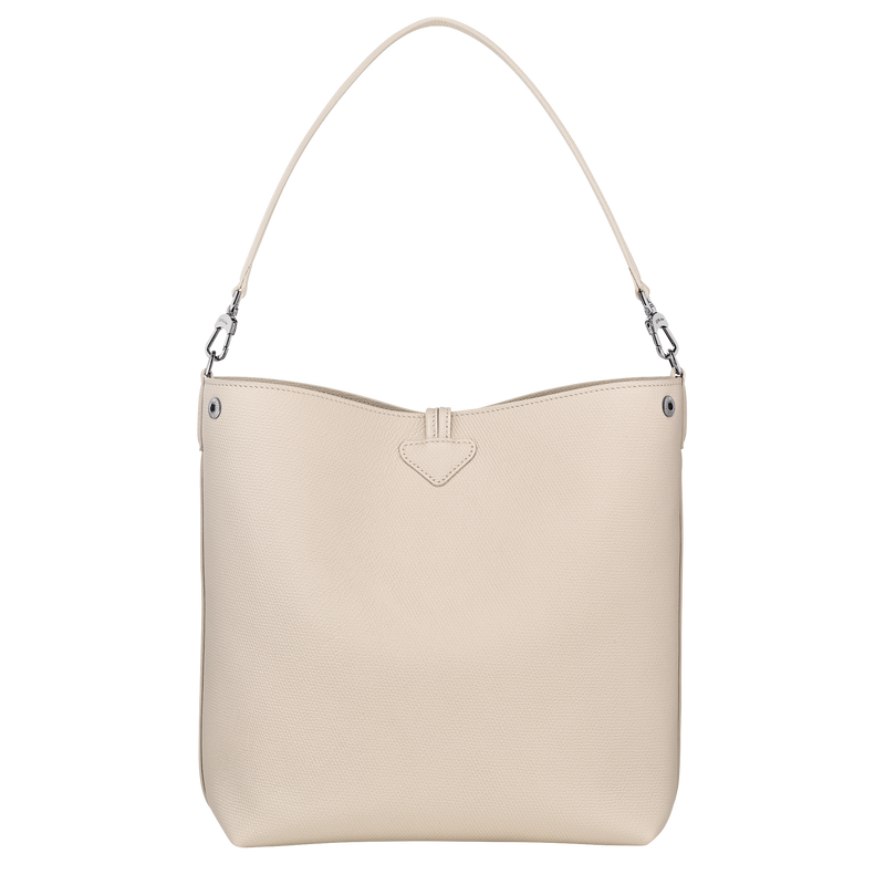 Longchamp Le Roseau Bolso de hombro M Cuero - Papel Descuento