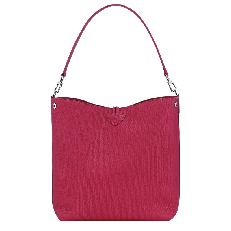 Longchamp Le Roseau Bolso de hombro M Cuero - Remolacha Tienda