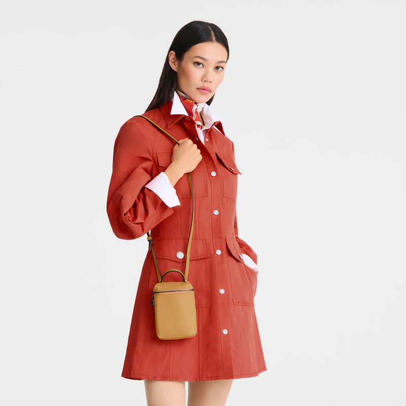 Longchamp Le Pliage Xtra Bolso bandolera XS Cuero - Miel Últimos 3 días