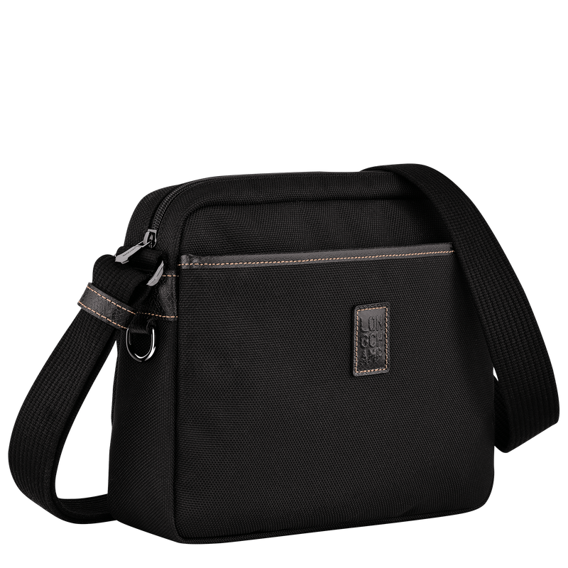 Longchamp Boxford Bolsa para cámara M Lona reciclada - Negro Precio de fábrica