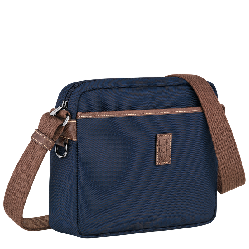 Longchamp Boxford Bolsa para cámara M Lona reciclada - Azul Promoción por tiempo limitado