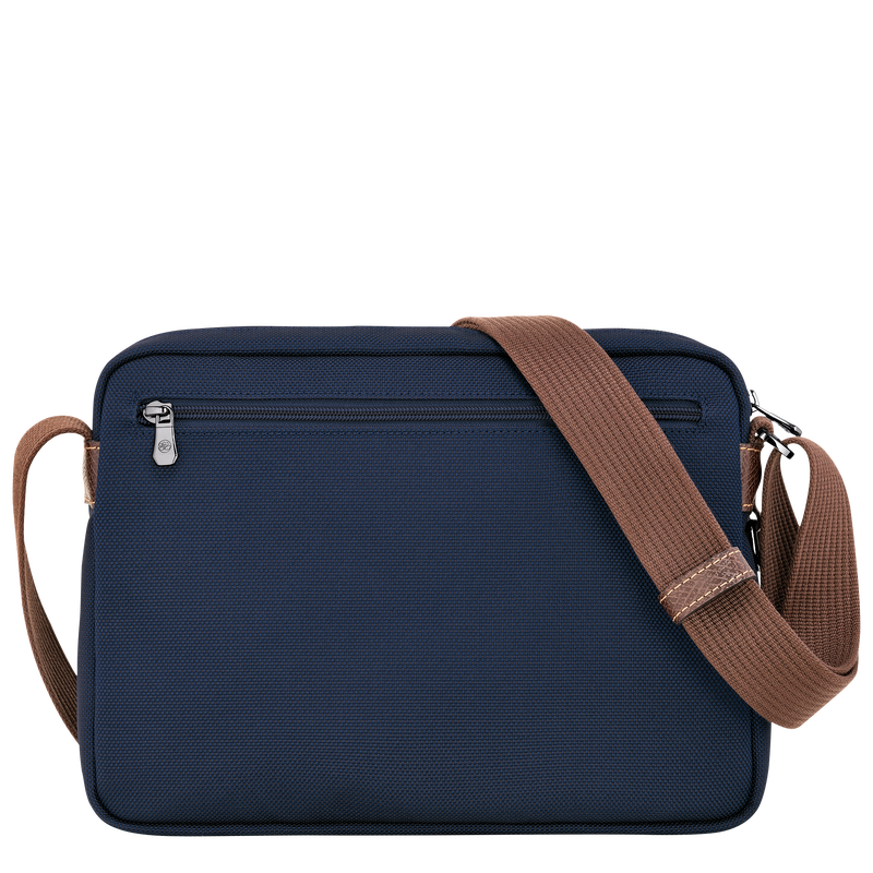 Longchamp Boxford Bolsa para cámara M Lona reciclada - Azul Promoción por tiempo limitado