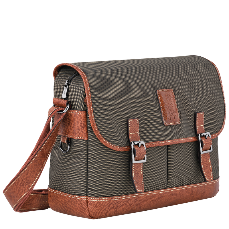 Longchamp Boxford Bolso bandolera L Lona reciclada - Marrón Solo hoy