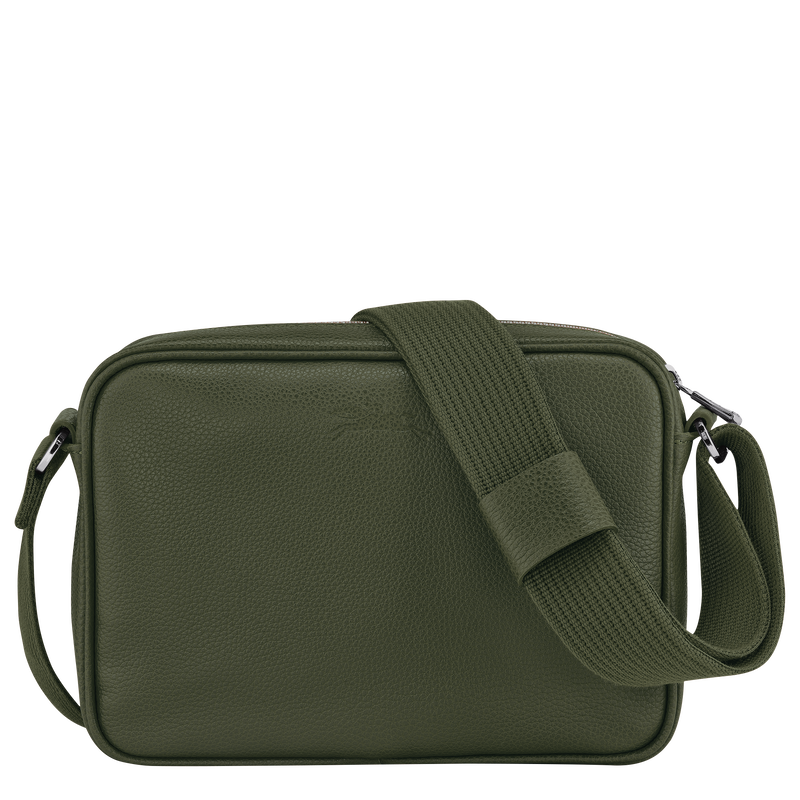 Longchamp Le Foulonné Bolsa para cámara S Cuero - Caqui Superdescuento