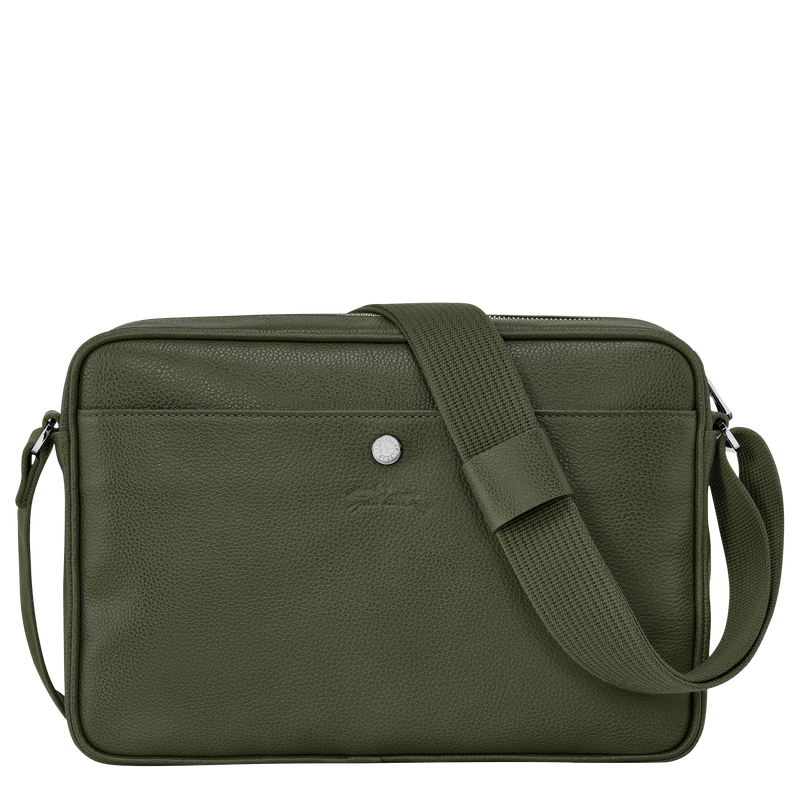 Longchamp Le Foulonné Bolso bandolera M Cuero - Caqui Envío internacional gratuito