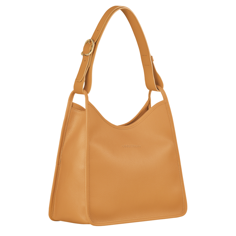 Longchamp Le Foulonné Bolso de hombro M Cuero - Nuez Limitado a 3 días