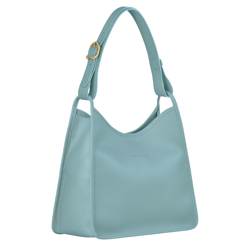Longchamp Le Foulonné Bolso de hombro M Cuero - Eucalipto En oferta