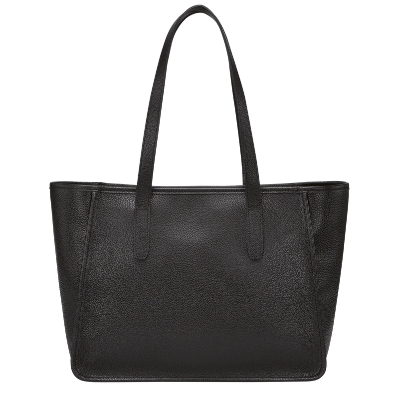 Longchamp Le Foulonné Bolso shopper L Cuero - Negro Libre de impuestos