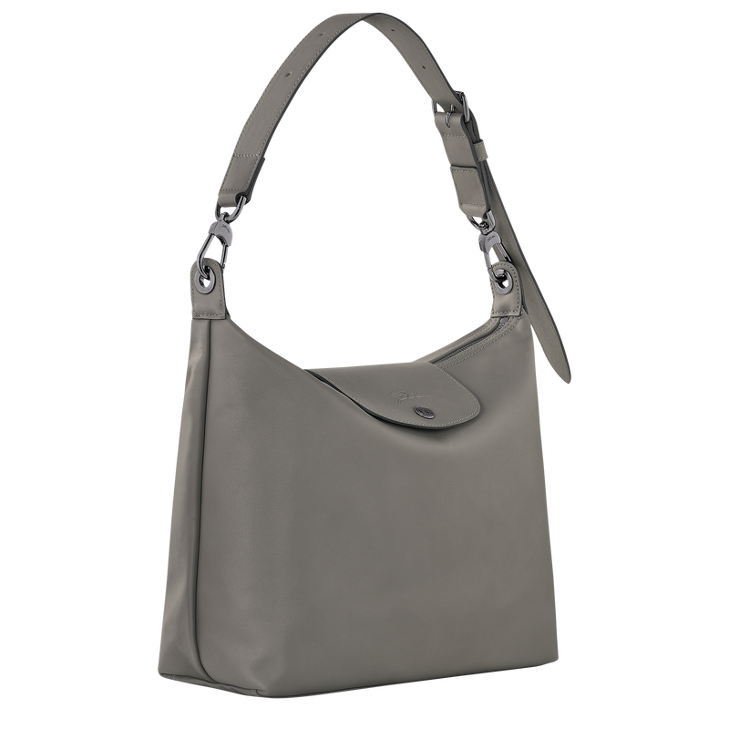 Longchamp Le Pliage Xtra Bolso Hobo M Cuero - Tórtola Outlet