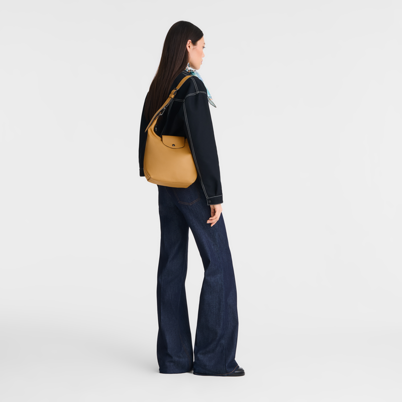 Longchamp Le Pliage Xtra Bolso de hombro M Cuero - Miel Rebajas