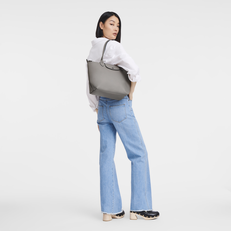Longchamp Le Pliage Xtra Bolso shopper M Cuero - Tórtola Tienda
