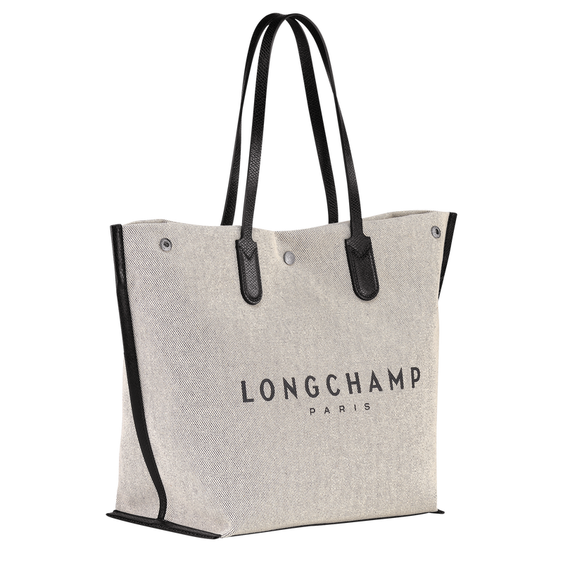 Longchamp Essential Bolso shopper L Tela - Crudo Mejor oferta