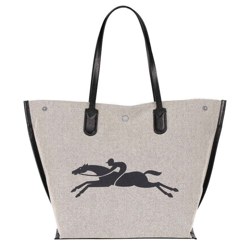 Longchamp Essential Bolso shopper L Tela - Crudo Mejor oferta