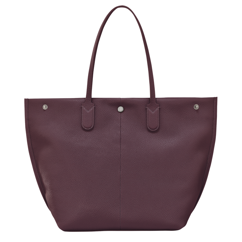 Longchamp Essential Bolso shopper L Cuero - Berenjena Rebajas online