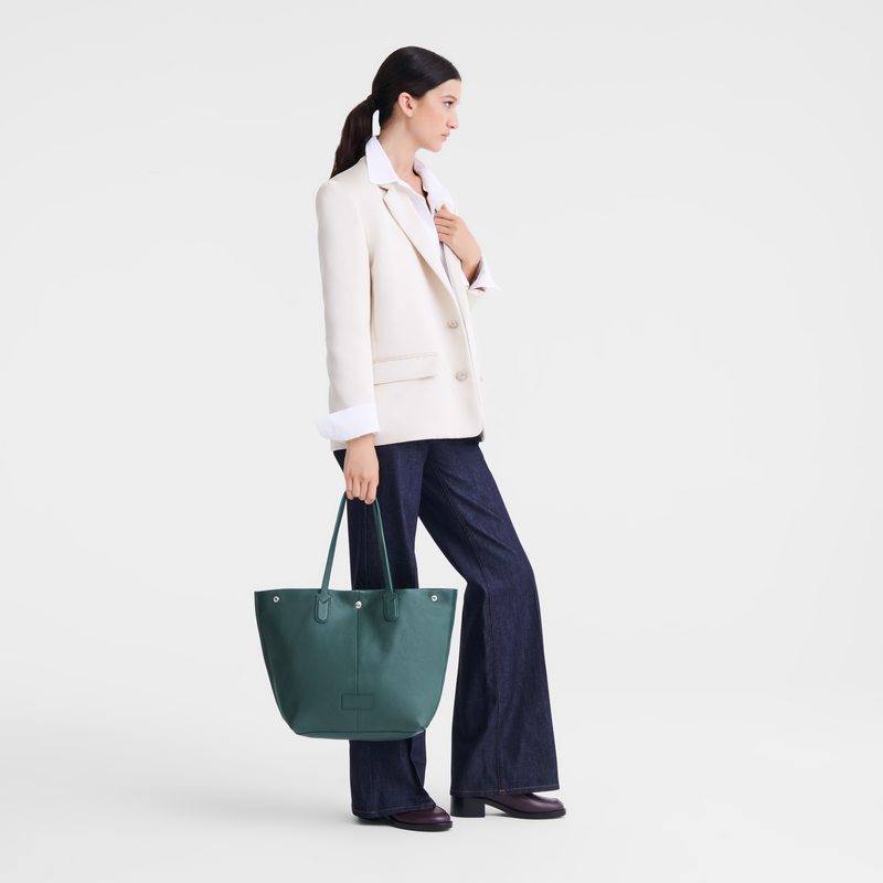 Longchamp Essential Bolso shopper L Cuero - Cedro Rebajas top