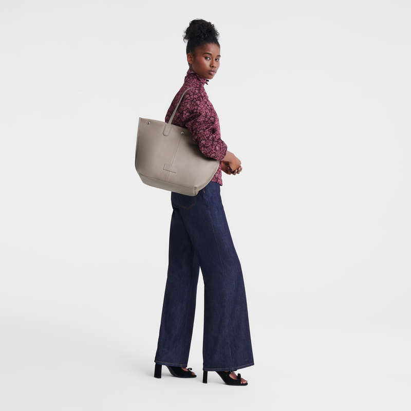 Longchamp Essential Bolso shopper L Cuero - Arcilla Envío gratis