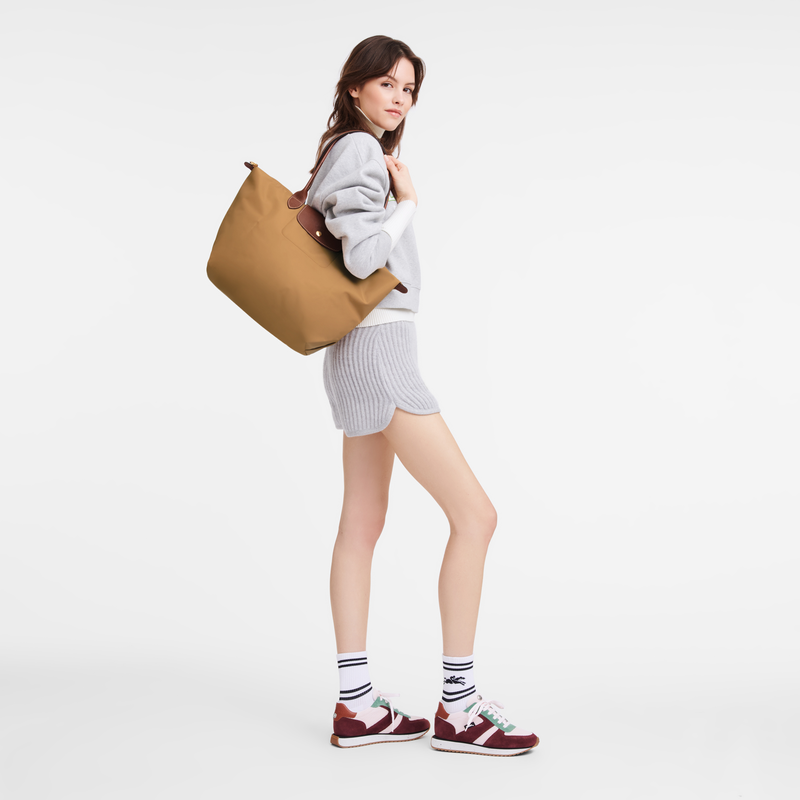 Longchamp Le Pliage Original Bolso de hombro L Lona reciclada - Ante COMPRAR AHORA