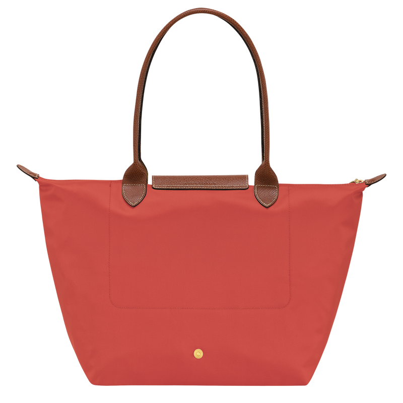 Longchamp Le Pliage Original Bolso de hombro L Lona reciclada - Tomate Último día