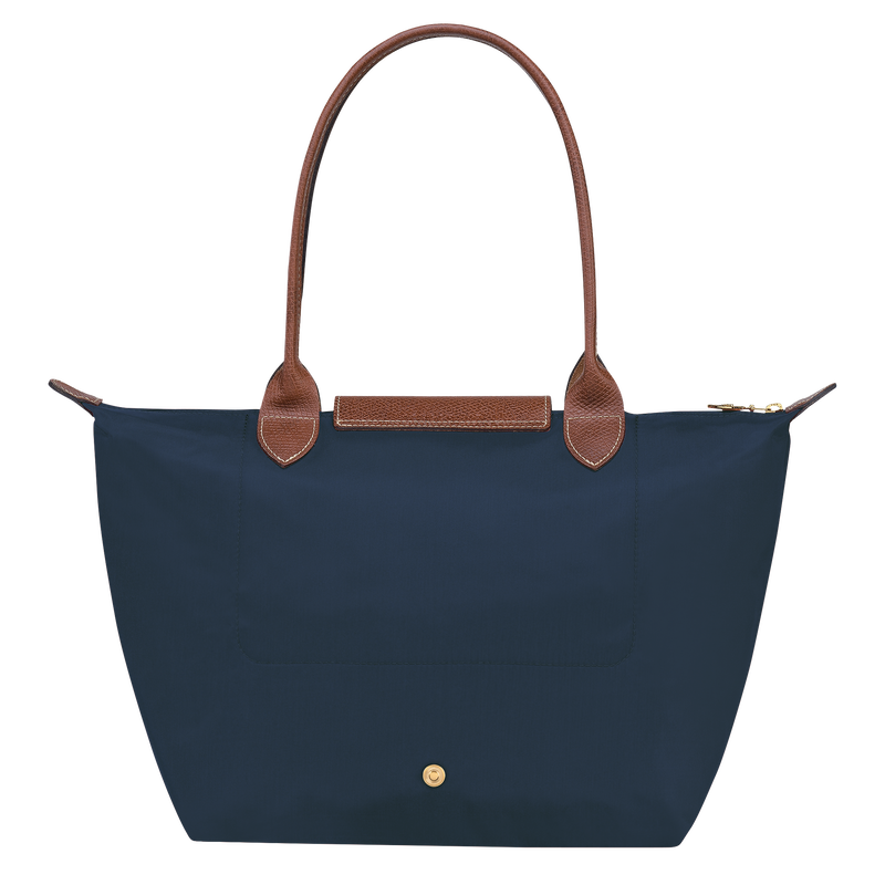 Longchamp Le Pliage Original Bolso de hombro M Lona reciclada - Azul Marino Promoción por tiempo limitado