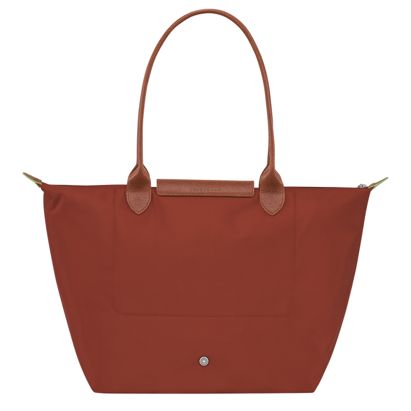 Longchamp Le Pliage Green Bolso de hombro L Lona reciclada - Castaño Grandes descuentos