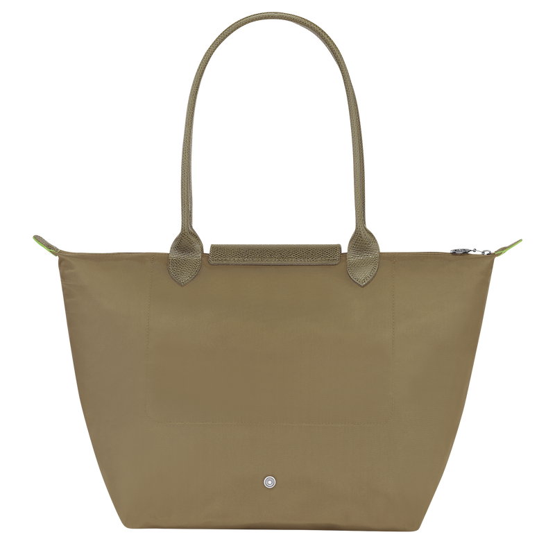 Longchamp Le Pliage Green Bolso de hombro L Lona reciclada - alcachofa Envío internacional gratuito