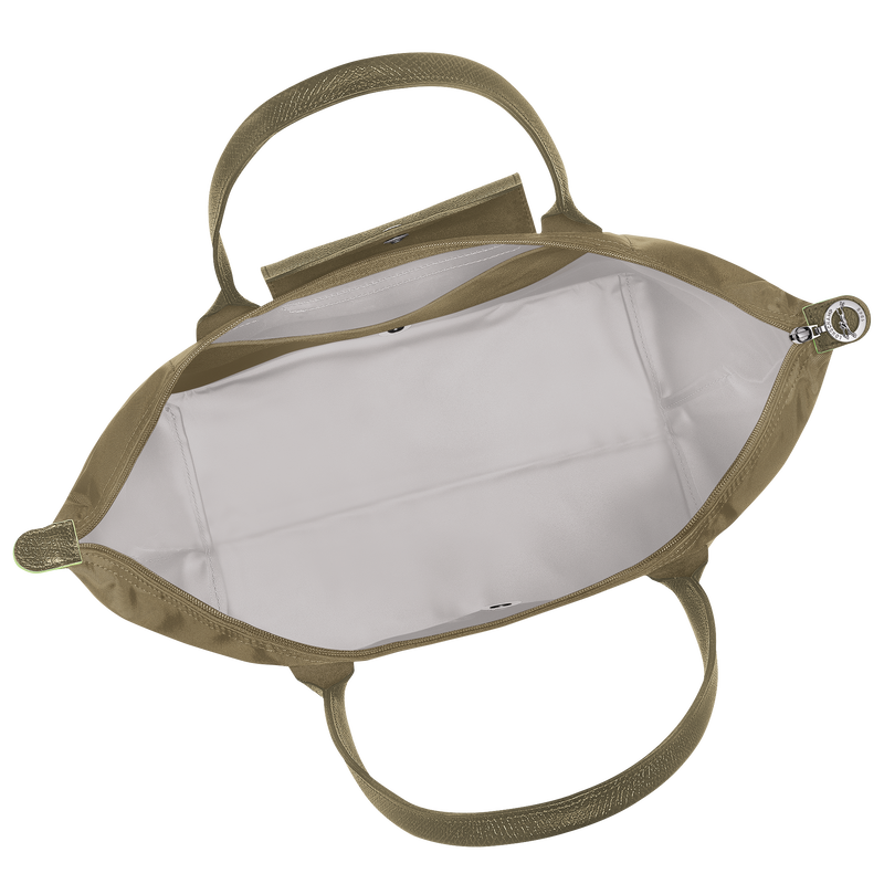 Longchamp Le Pliage Green Bolso de hombro L Lona reciclada - alcachofa Envío internacional gratuito
