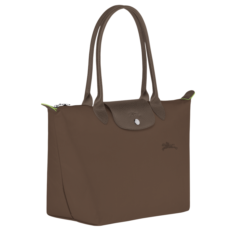 Longchamp Le Pliage Green Bolso de hombro M Lona reciclada - Tierra Limitado a 3 días