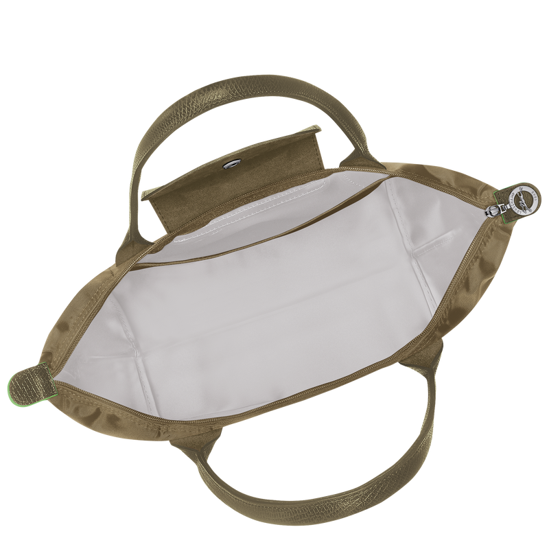Longchamp Le Pliage Green Bolso de hombro M Lona reciclada - alcachofa Ahorra y exporta