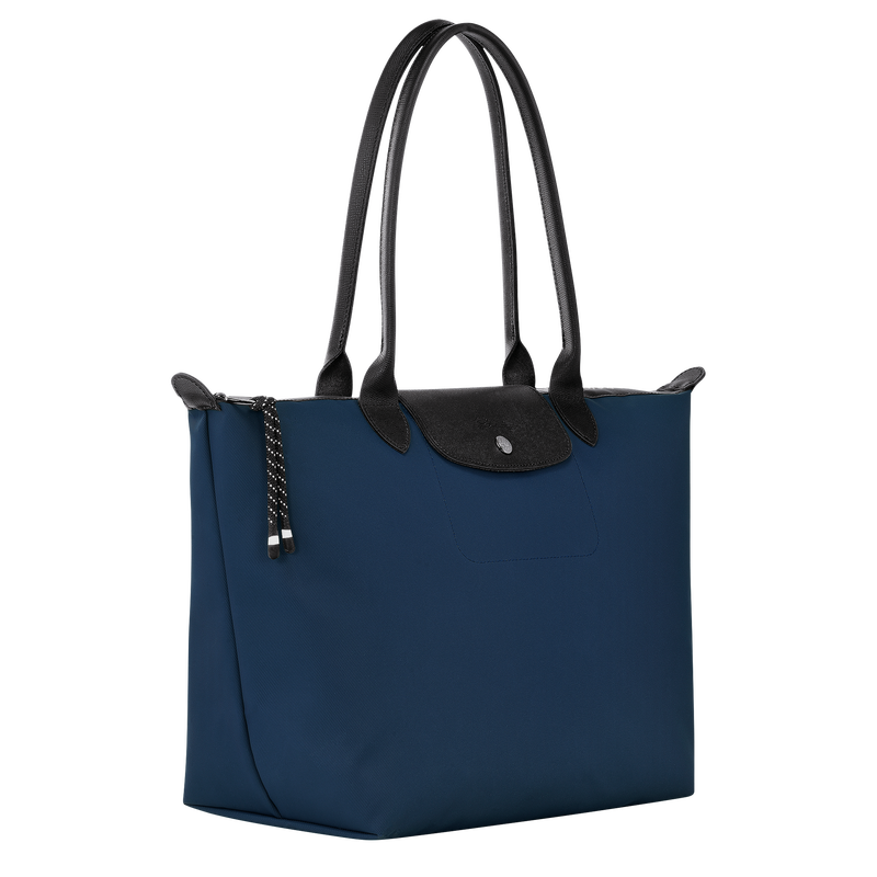 Longchamp Le Pliage Energy Bolso shopper L Lona reciclada - Azul Marino Descuento por venta flash