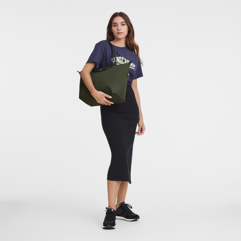 Longchamp Le Pliage Energy Bolso shopper L Lona reciclada - Caqui Ofertas especiales
