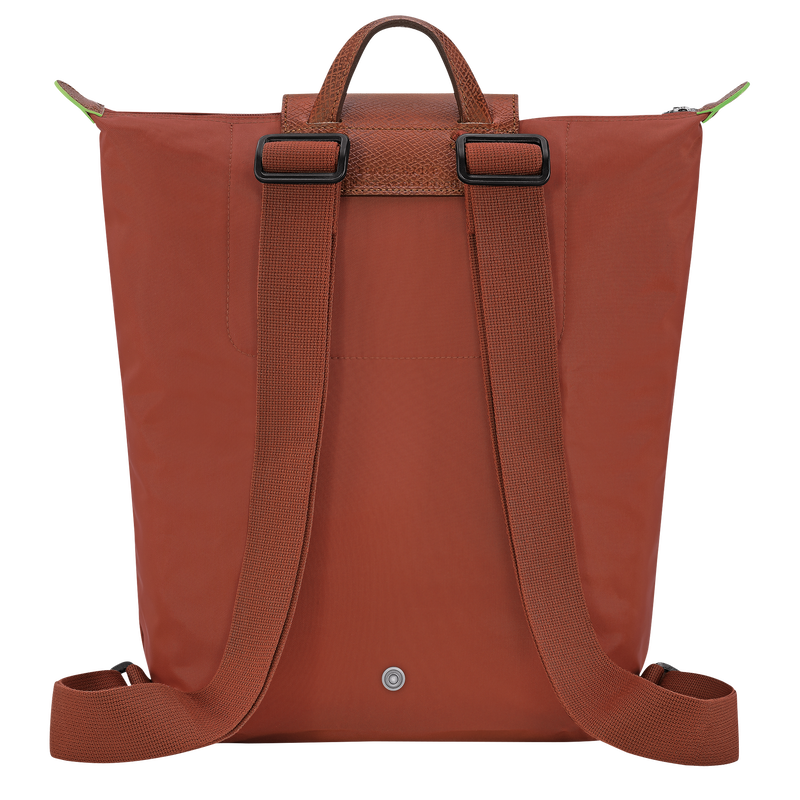 Longchamp Le Pliage Green Mochila M Tela - Castaño Grandes ahorros