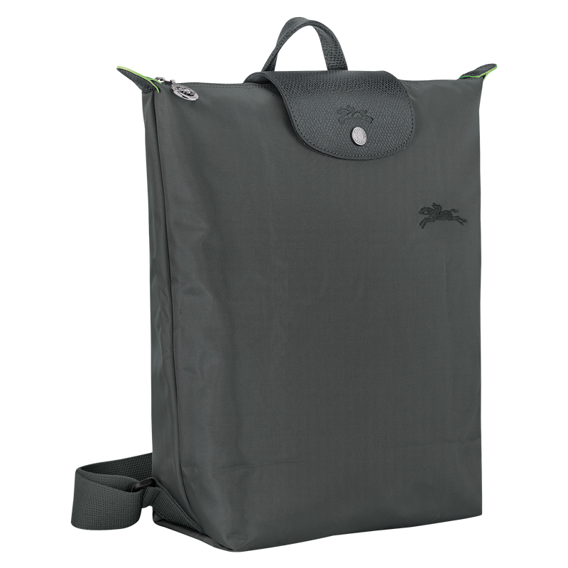 Longchamp Le Pliage Green Mochila M Tela - Grafito Devoluciones gratuitas
