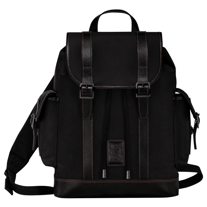 Longchamp Boxford Mochila Lona reciclada - Negro