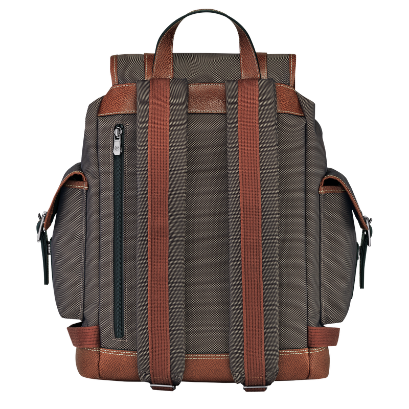 Longchamp Boxford Mochila Lona reciclada - Marrón En línea