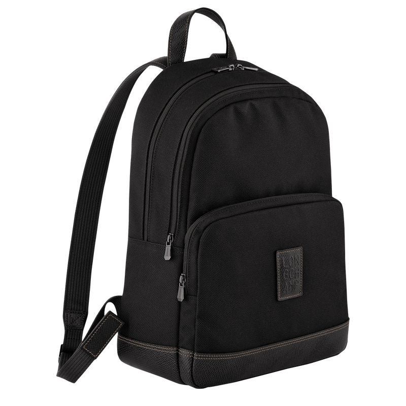 Longchamp Boxford Mochila Lona reciclada - Negro Outlet