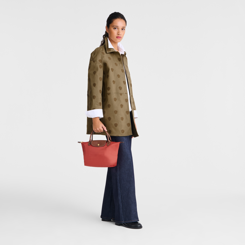 Longchamp Le Pliage Original Bolso con asa superior S Lona reciclada - Tomate Los más vendidos