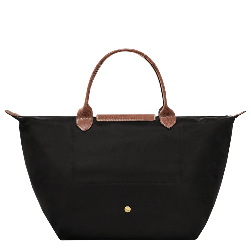 Longchamp Le Pliage Original Bolso con asa superior M Lona reciclada - Negro Ventas relámpago