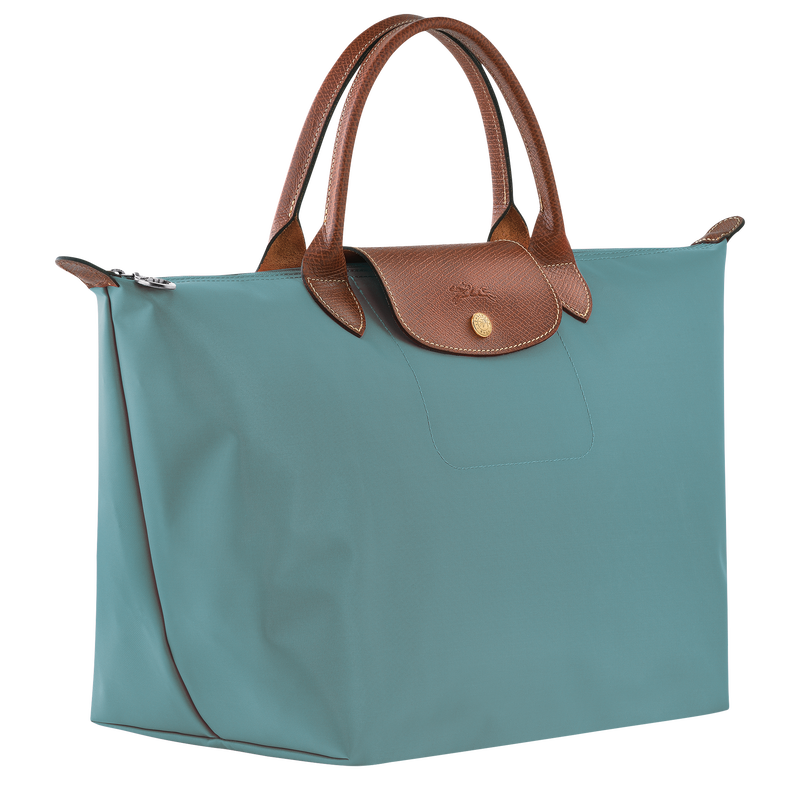 Longchamp Le Pliage Original Bolso con asa superior M Lona reciclada - Eucalipto Mejor oferta