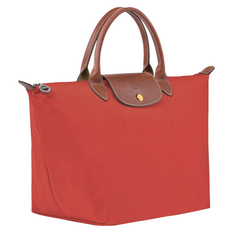 Longchamp Le Pliage Original Bolso con asa superior M Lona reciclada - Tomate Rebajas online