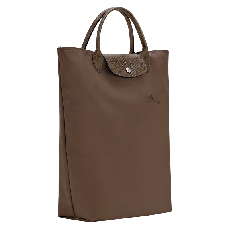 Longchamp Le Pliage Green Bolso shopper M Tela - Tierra Oferta especial
