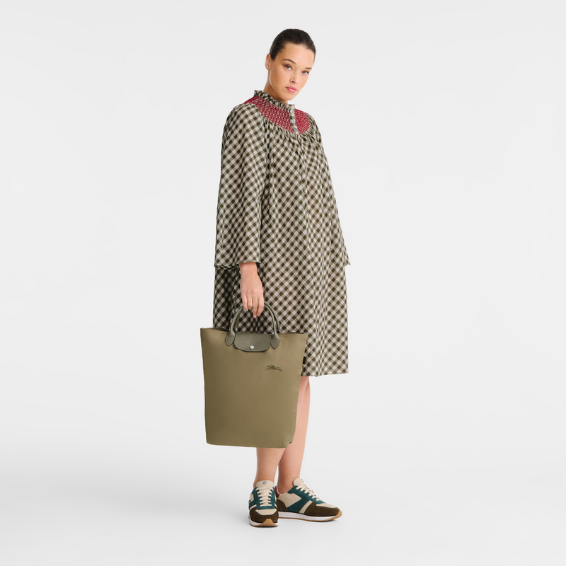 Longchamp Le Pliage Green Bolso shopper M Tela - alcachofa Envío gratis