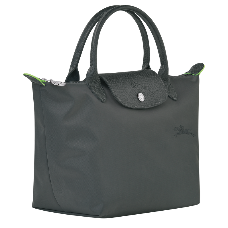 Longchamp Le Pliage Green Bolso con asa superior S Lona reciclada - Grafito Último día