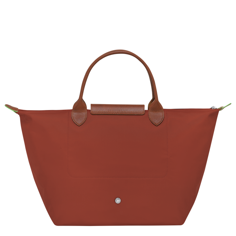 Longchamp Le Pliage Green Bolso con asa superior M Lona reciclada - Castaño Precio de fábrica