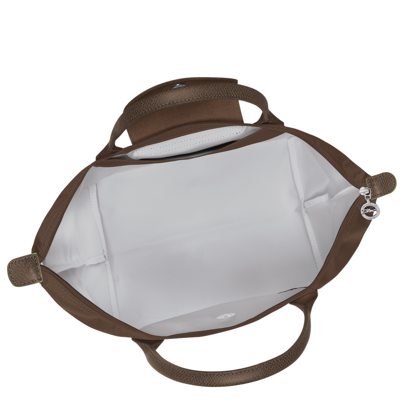 Longchamp Le Pliage Green Bolso con asa superior M Lona reciclada - Tierra Solo hoy