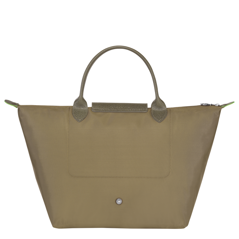 Longchamp Le Pliage Green Bolso con asa superior M Lona reciclada - alcachofa Oferta especial de fábrica