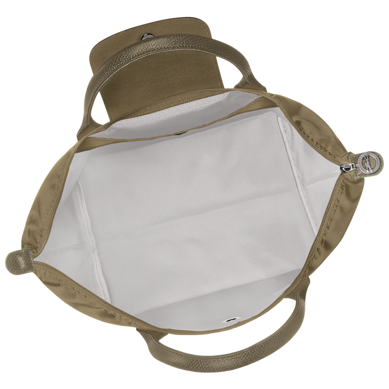 Longchamp Le Pliage Green Bolso con asa superior M Lona reciclada - alcachofa Oferta especial de fábrica