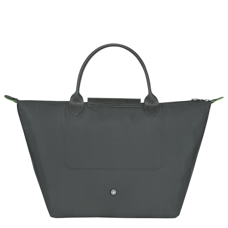 Longchamp Le Pliage Green Bolso con asa superior M Lona reciclada - Grafito Promoción trimestral