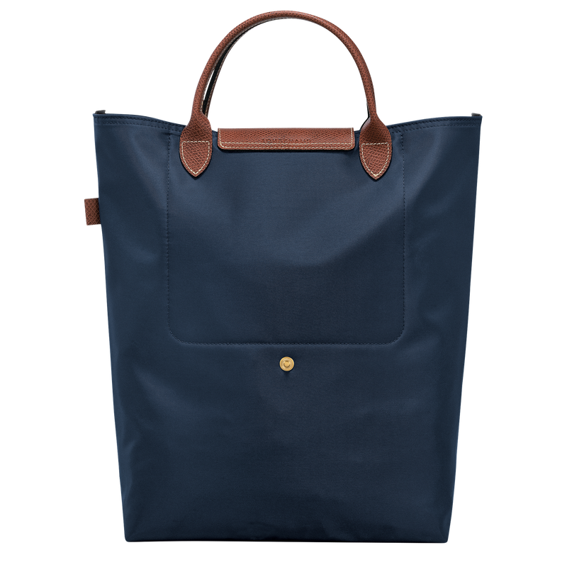 Longchamp Le Pliage Original Bolso shopper M Tela - Azul Marino Liquidación